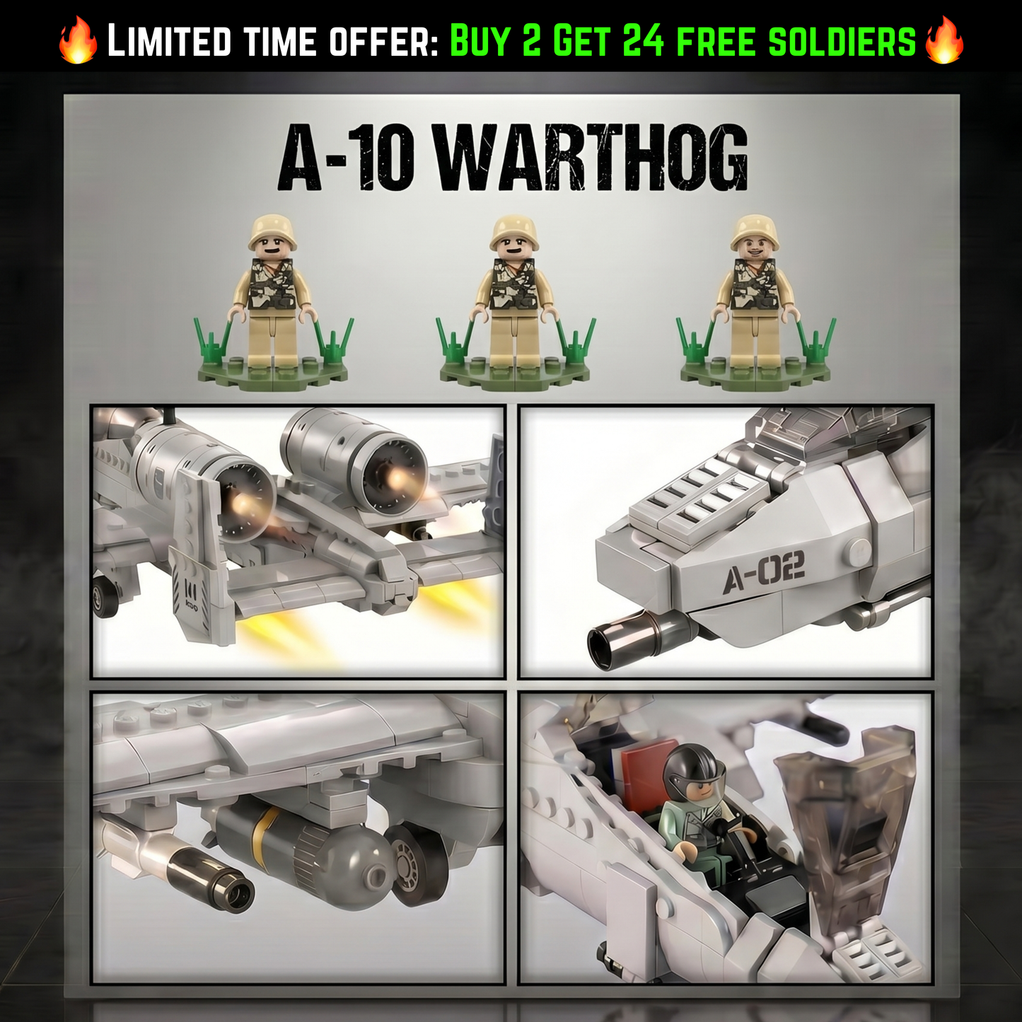 A-10 Warthog | 961 PCS