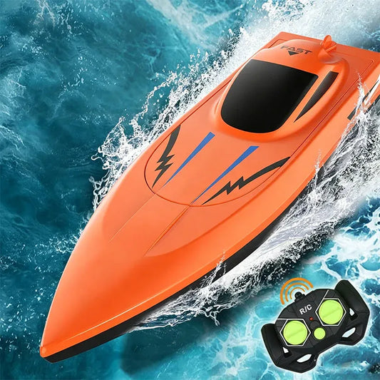 🥳2026 HOT SALE🥳💞50K+ SOLD!🌊⚡! Dual-Motor RC Boat – Twin engines, 2.4GHz control, waterproof & impact-resistant. Slice through waves at insane speed! 🌊🚤