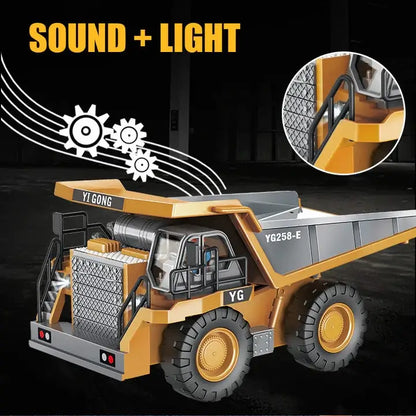 RC Dump Truck 1/20 Scale - 9Ch Radio Controlled Heavy Hauler