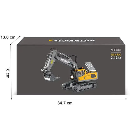 1/20 Scale RC Excavator – 11Ch Radio Controlled hydraulic Digger