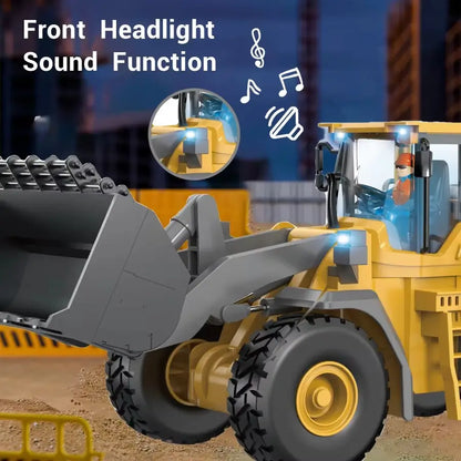 RC Loader 1/20 Scale - 9Ch Radio Controlled Skid Steer Loader